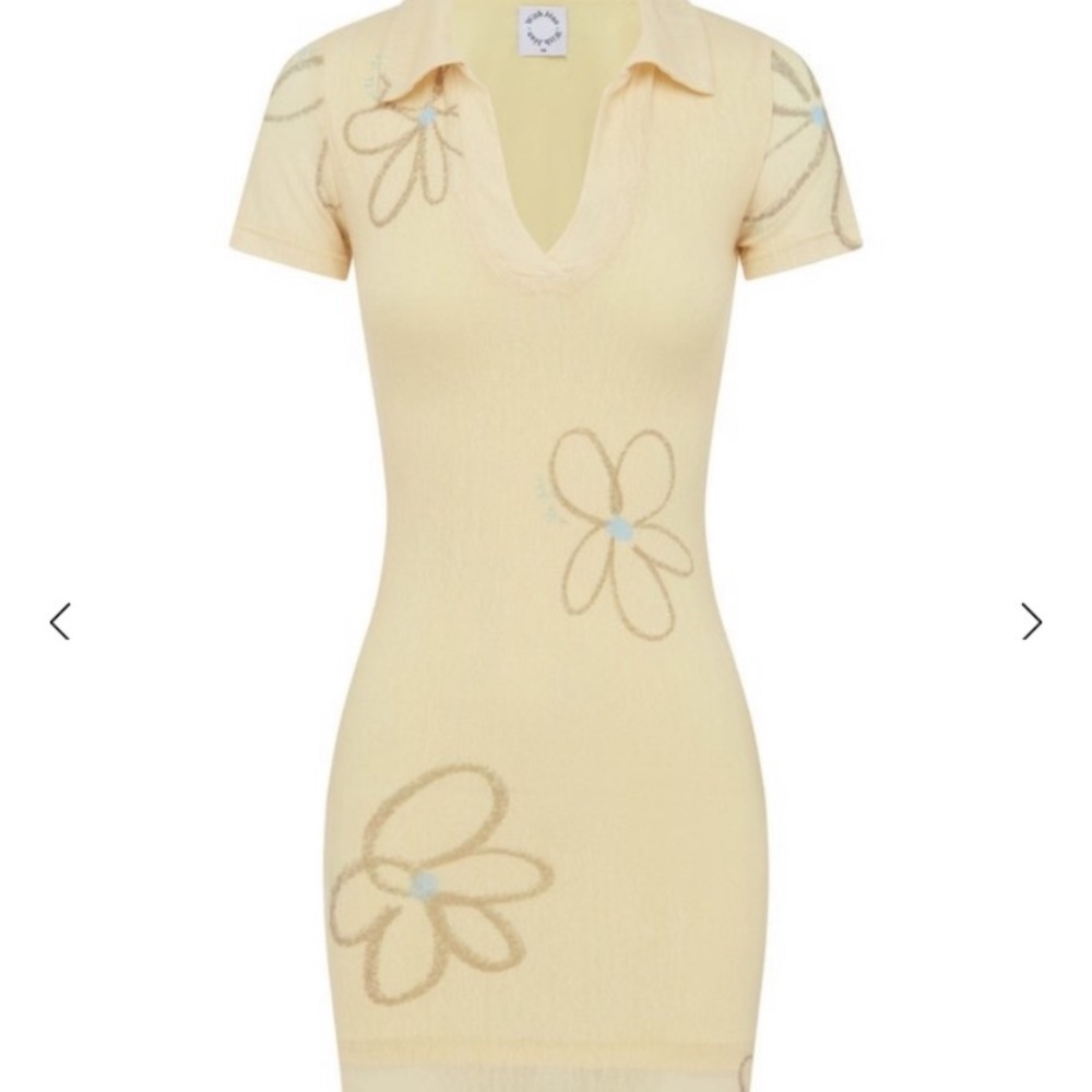 WITH JÉAN Pip Dress in ‘Chalk & Flowers’ Print